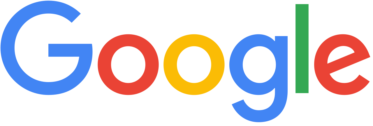 Google Logo Schriftzug in bunten Farben
